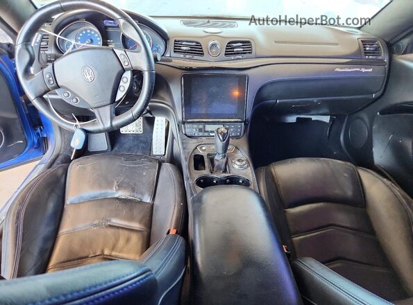ZAM45VLA3J0254013 2018 MASERATI GRANTURISM Blue წინა პანელის ხედი