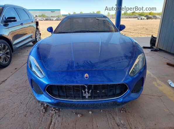 ZAM45VLA3J0254013 2018 MASERATI GRANTURISM Blue წინა ხედი