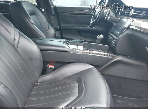 ZAM56PPL2J1280542 2018 MASERATI QUATTROPOR Black წინა სალონის ხედი