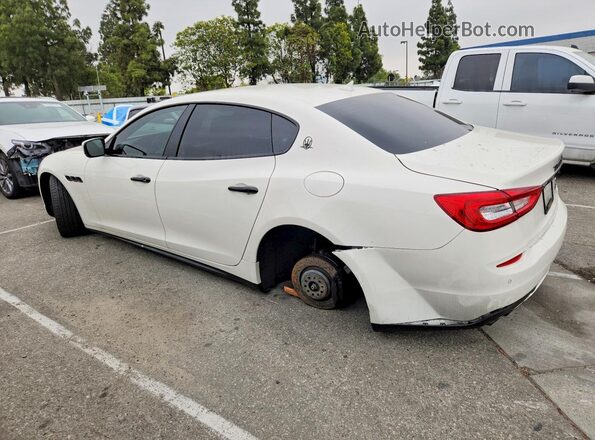 ZAM56RPA3G1184356 2016 MASERATI QUATTROPOR White Tył lewy
