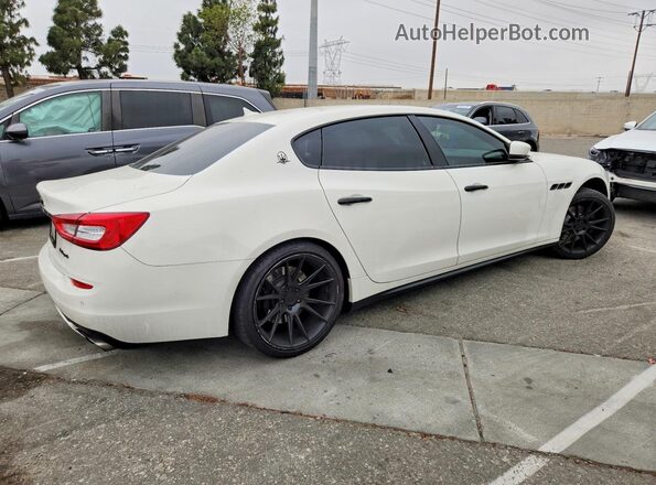 ZAM56RPA3G1184356 2016 MASERATI QUATTROPOR White Tył prawy