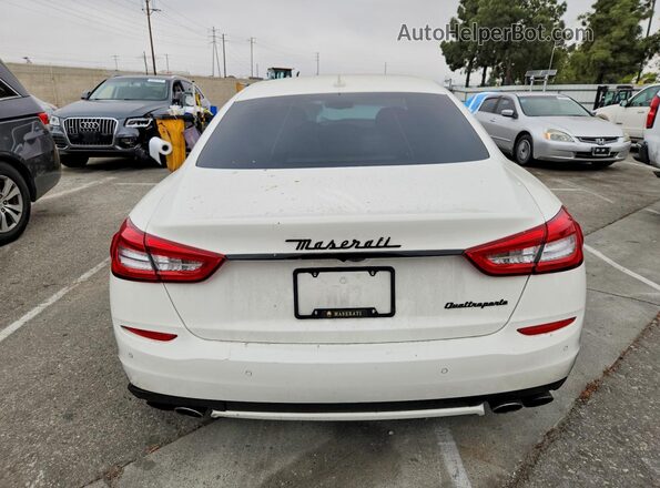 ZAM56RPA3G1184356 2016 MASERATI QUATTROPOR White Widok z tyłu