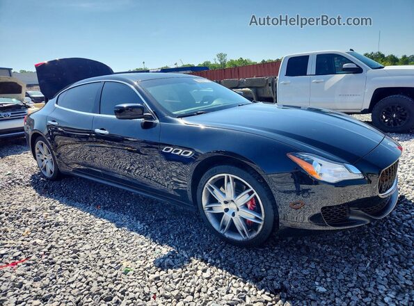 ZAM56RPAXG1188579 2016 MASERATI QUATTROPOR Черный Передняя правая четверть