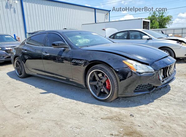 ZAM56RPL5H1232328 2017 MASERATI QUATTROPOR Black Przód prawy