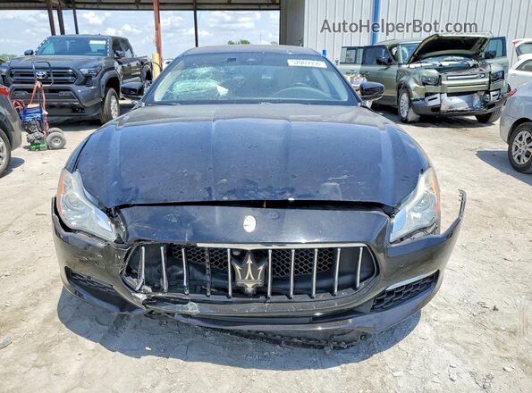 ZAM56RPL5H1232328 2017 MASERATI QUATTROPOR Black Widok z przodu