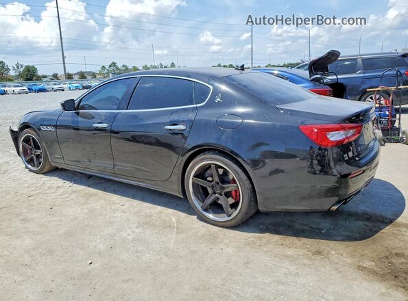 ZAM56RPL5H1232328 2017 MASERATI QUATTROPOR Black Tył lewy