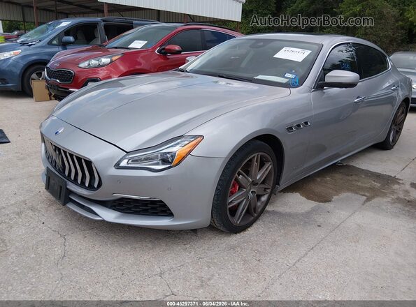 ZAM56YPLXJ1285221 2018 MASERATI QUATTROPOR Light Blue Передняя левая четверть