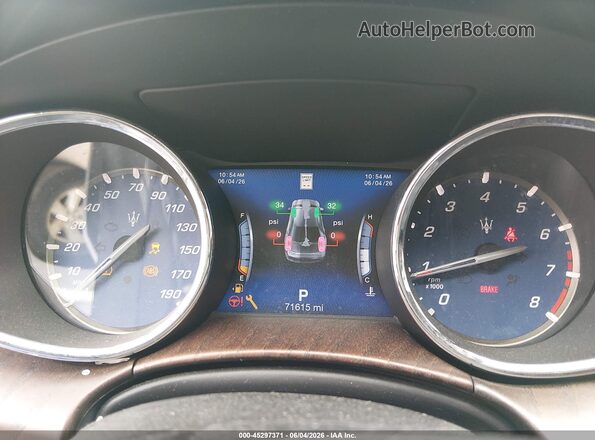 ZAM56YPLXJ1285221 2018 MASERATI QUATTROPOR Light Blue Вид задних сидений