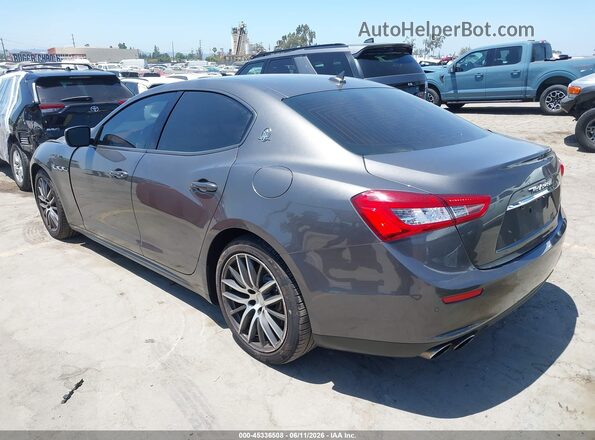 ZAM57RSA0G1189146 2016 MASERATI GHIBLI Gray Rear left