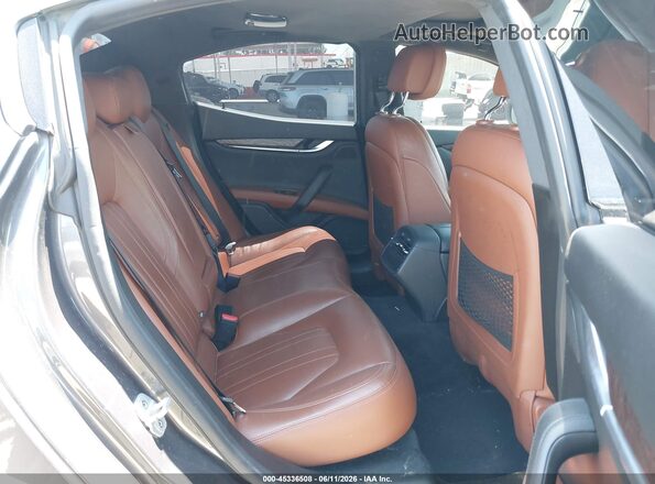 ZAM57RSA0G1189146 2016 MASERATI GHIBLI Gray VIN sticker view