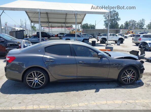 ZAM57RSA0G1189146 2016 MASERATI GHIBLI Gray Rear interior view