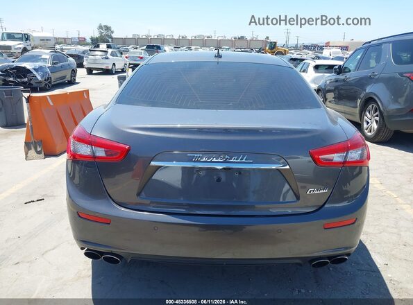ZAM57RSA0G1189146 2016 MASERATI GHIBLI Gray 