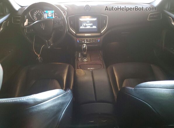 ZAM57RSA3H1217216 2017 MASERATI GHIBLI Maroon Dashboard view