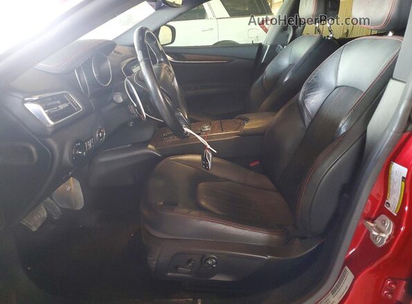 ZAM57RSA3H1217216 2017 MASERATI GHIBLI Maroon Front interior view