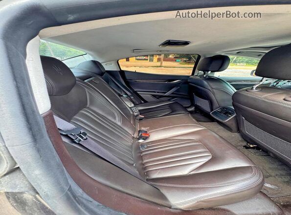 ZAM57RSA7G1172375 2016 MASERATI GHIBLI Charcoal Rear view