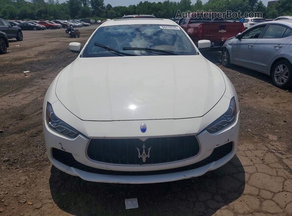 ZAM57RTA0G1165976 2016 MASERATI GHIBLI White 