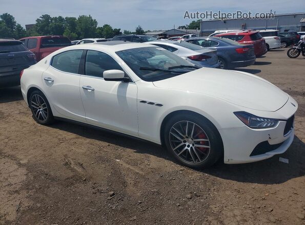 ZAM57RTA0G1165976 2016 MASERATI GHIBLI White 