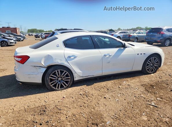 ZAM57RTA3H1237139 2017 MASERATI GHIBLI White Rear right