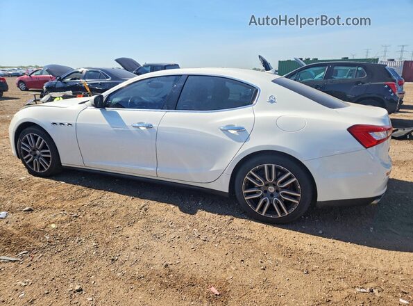 ZAM57RTA3H1237139 2017 MASERATI GHIBLI White Rear left