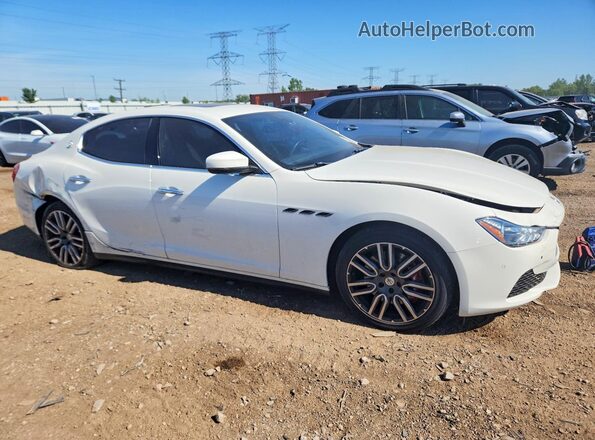 ZAM57RTA3H1237139 2017 MASERATI GHIBLI White Front right