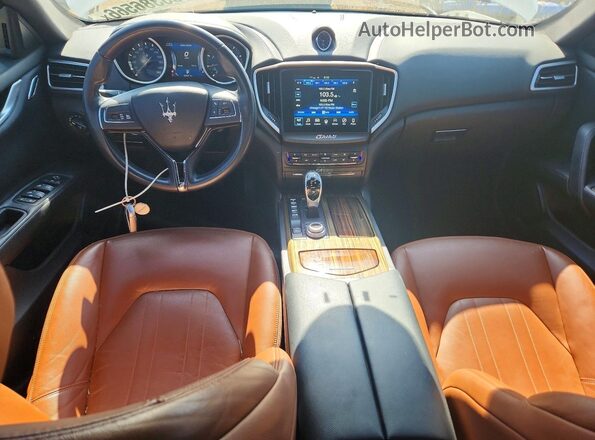 ZAM57RTA3H1237139 2017 MASERATI GHIBLI White Dashboard view
