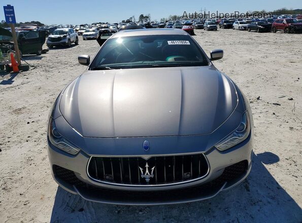 ZAM57RTA6G1171524 2016 MASERATI GHIBLI Gray წინა ხედი
