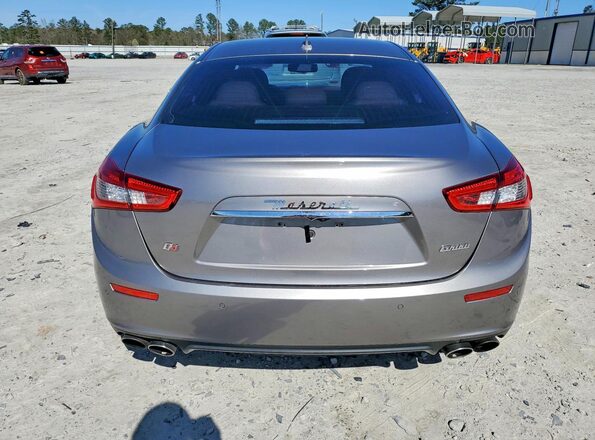 ZAM57RTA6G1171524 2016 MASERATI GHIBLI Gray უკანა ხედი