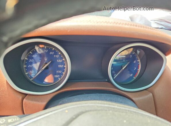 ZAM57RTA6G1174987 2016 MASERATI GHIBLI Black Instrument cluster view
