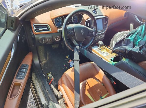 ZAM57RTA6G1174987 2016 MASERATI GHIBLI Black Dashboard view