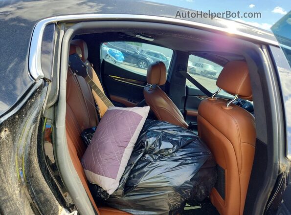 ZAM57RTA6G1174987 2016 MASERATI GHIBLI Black Rear seats view
