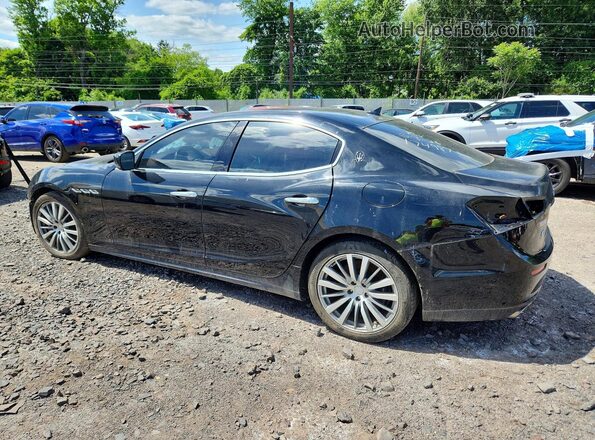 ZAM57RTA6G1174987 2016 MASERATI GHIBLI Black Rear left