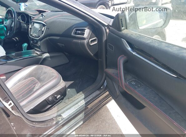 ZAM57RTA6G1181101 2016 MASERATI GHIBLI Black Widok wnętrza z przodu