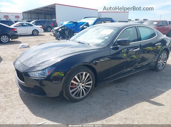 ZAM57RTA6G1181101 2016 MASERATI GHIBLI Black Przód lewy