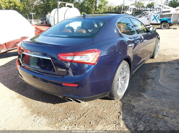 ZAM57RTA6H1248362 2017 MASERATI GHIBLI Dark Blue Trasero derecho