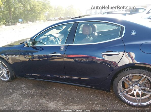 ZAM57RTA6H1248362 2017 MASERATI GHIBLI Dark Blue 