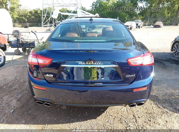 ZAM57RTA6H1248362 2017 MASERATI GHIBLI Dark Blue 