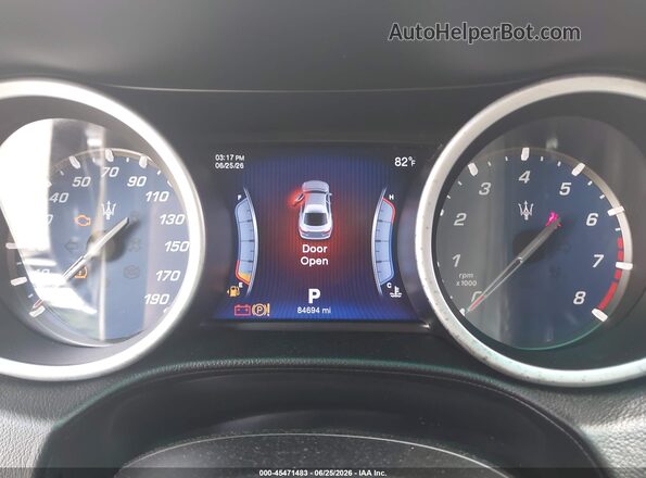 ZAM57RTA7G1176358 2016 MASERATI GHIBLI Black Հետևի նստատեղերի տեսք