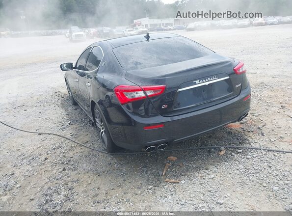 ZAM57RTA7G1176358 2016 MASERATI GHIBLI Black Հետևի ձախ