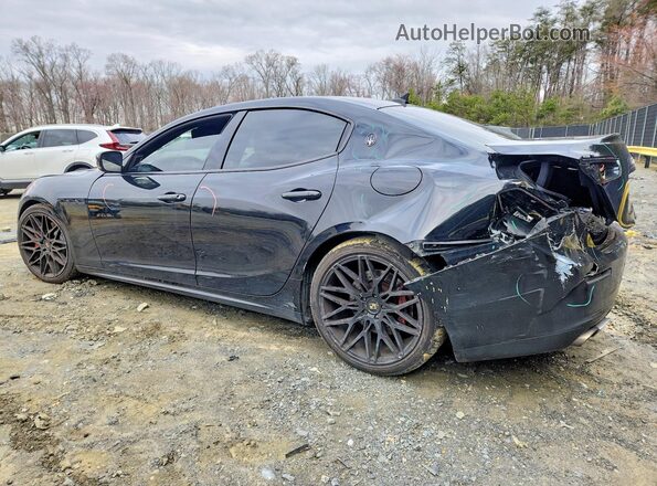 ZAM57RTA9G1182050 2016 MASERATI GHIBLI Черный Задняя левая четверть