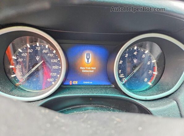 ZAM57RTA9G1182050 2016 MASERATI GHIBLI Черный Вид щитка приборов