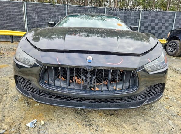 ZAM57RTA9G1182050 2016 MASERATI GHIBLI Черный Вид спереди