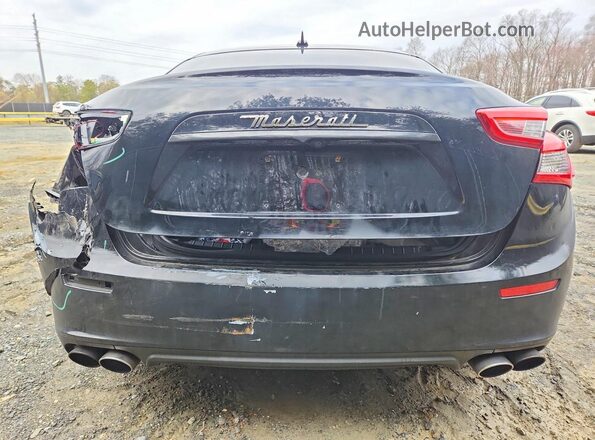 ZAM57RTA9G1182050 2016 MASERATI GHIBLI Черный Вид сзади