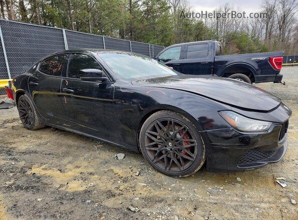 ZAM57RTA9G1182050 2016 MASERATI GHIBLI Черный Передняя правая четверть
