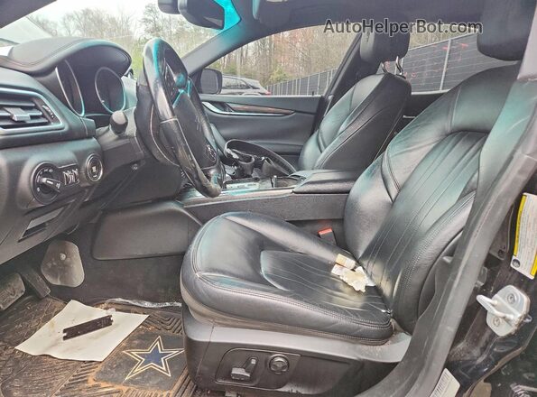 ZAM57RTA9G1182050 2016 MASERATI GHIBLI Черный Вид салона спереди