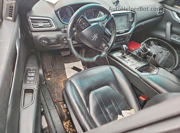 ZAM57RTA9G1182050 2016 MASERATI GHIBLI Черный Вид панели приборов