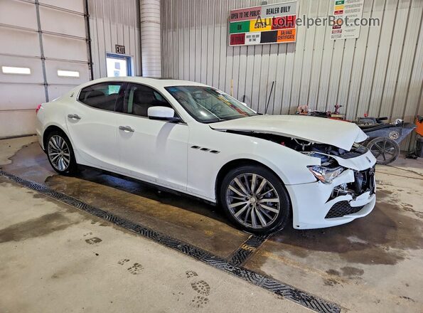 ZAM57RTAXG1178590 2016 MASERATI GHIBLI White 