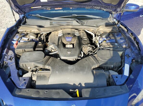 ZAM57RTL0H1240968 2017 MASERATI GHIBLI Blue Rear interior view