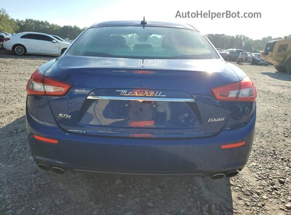 ZAM57RTL0H1240968 2017 MASERATI GHIBLI Blue Rear view