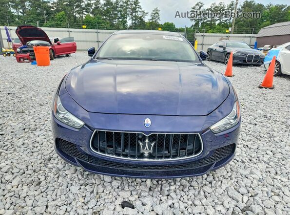 ZAM57RTL0H1242316 2017 MASERATI GHIBLI Blue Դիմացի տեսք