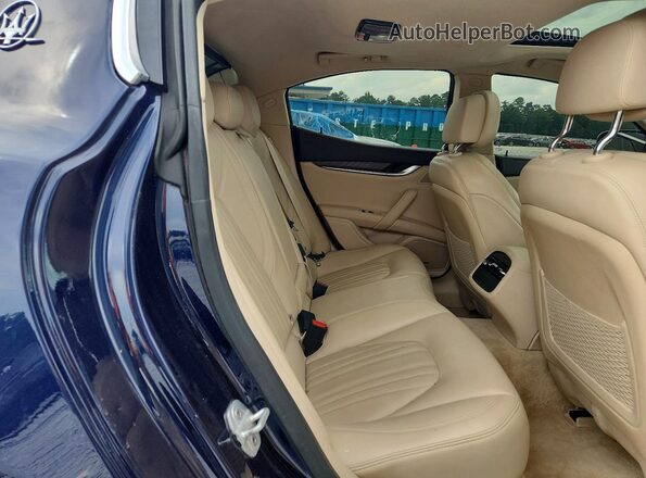 ZAM57RTL0H1242316 2017 MASERATI GHIBLI Blue Հետևի նստատեղերի տեսք